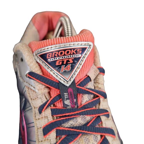 Brooks Shoes Womens 9 Athletic Sneaker Adrenaline GTS 14 Running Trainer Comfort - Picture 5 of 15